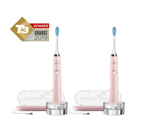 Philips 飞利浦 Sonicare 钻石亮白 电动牙刷 2019款 女神粉 两只装 – 额外8折优惠！