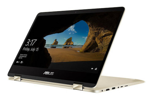 华硕 ASUS UX461FA Zenbook Flip 14寸 二合一笔记本电脑（i7-8565U、16G、512G）- 8折优惠！