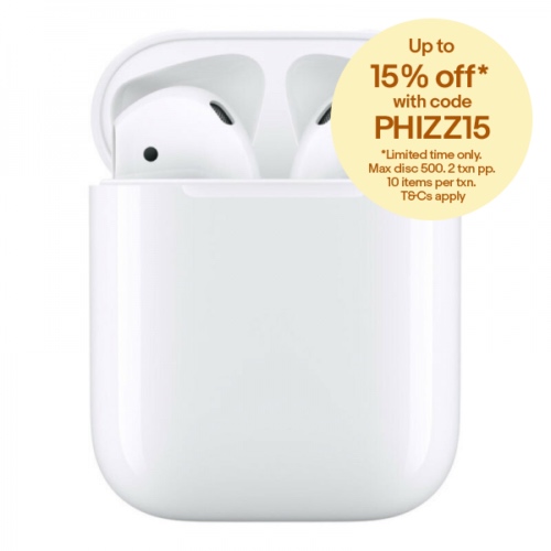 苹果 Apple AirPods 2 第二代 真无线蓝牙耳机 – 76折优惠！