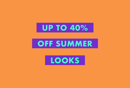 时尚网站 ASOS：部分精选夏款商品 – 低至6折优惠！