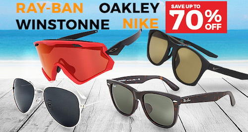 澳洲特卖网站 Catch：Ray-Ban、Oakley、Bollé 等品牌太阳镜 –
