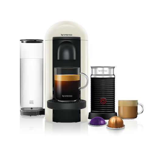 DeLonghi 德龙 Nespresso VertuoPlus 胶囊咖啡机 + Aeroccino3 奶泡机套装 – 7折优惠！