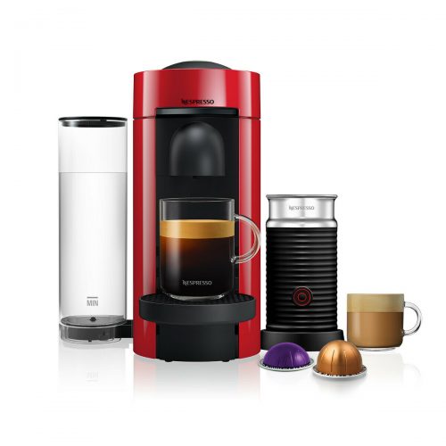 DeLonghi 德龙 Nespresso VertuoPlus 胶囊咖啡机 + Aeroccino3 奶泡机套装 – 65折优惠！