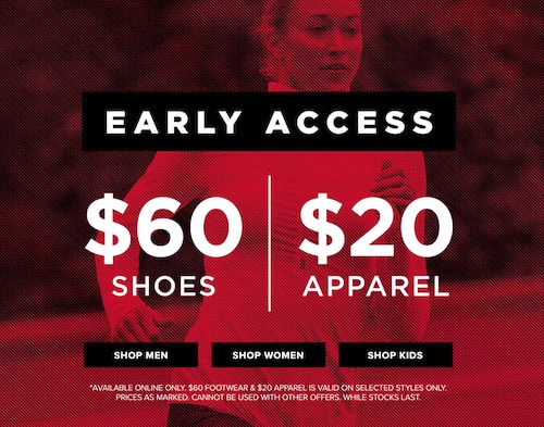 New Balance 澳洲官网活动：部分精选款式鞋子只要$60！服装只要$20！