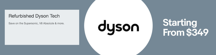 Dyson 官方 eBay 店：部分精选二手翻新商品 – 吸尘器、吹风机等 – 特价出售！