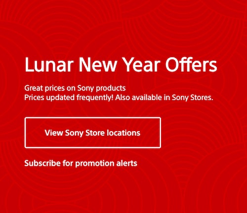 Sony 索尼澳洲官网春节特惠：部分精选耳机、电视、相机等商品特价！