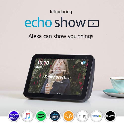 Amazon Echo Show 8 Alexa语音助手 智能大屏音箱 – 5折优惠！
