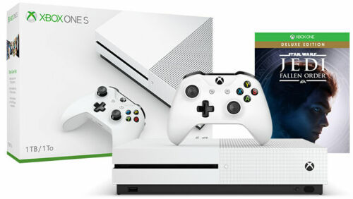 Xbox One S 1TB 游戏主机 + Star Wars Jedi: Fallen Order 套装 – 6折优惠！