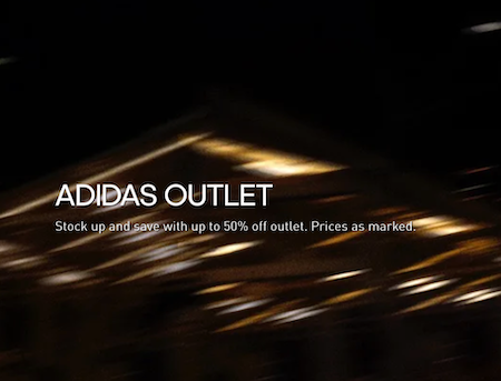 阿迪达斯 Adidas 澳洲官网特价活动：精选 Outlet 类商品 – 低至5折 + 额外7折优惠！