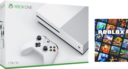 Xbox One S 1TB 游戏主机 + Roblox 罗布乐思 套装 – 95折优惠！