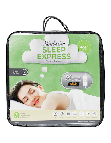 Sunbeam Sleep Express 舒适电热毯 – 7折优惠！