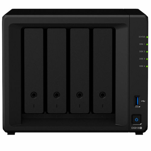 Synology 群晖 DS918+ 四盘位 4GB NAS网络存储服务器 – 85折优惠！