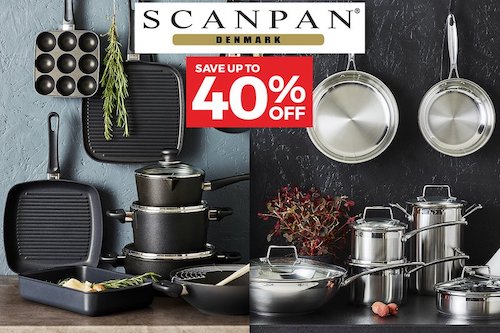 澳洲特卖网站 Catch：Scanpan 品牌锅具、刀具等商品 – 低至6折优惠！