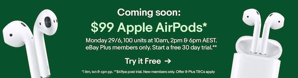 苹果 Apple AirPods (2nd Gen) with Charging Case 真蓝牙无线耳机 – 4折优惠！