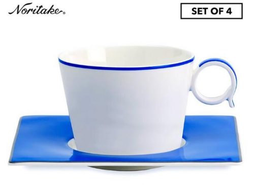 Noritake 茶杯和茶碟 四件套 6折优惠