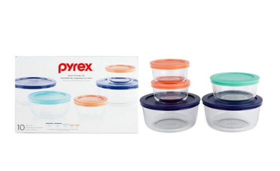 Pyrex 食品收纳盒10件装