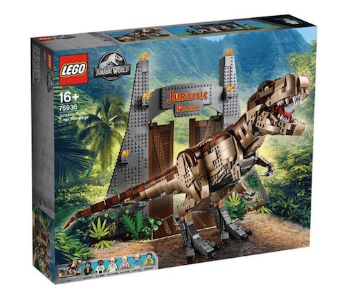 LEGO 乐高 侏罗纪世界 Jurassic Park: T. rex Rampage 75936 霸王龙雷克斯的咆哮 – 8折优惠！