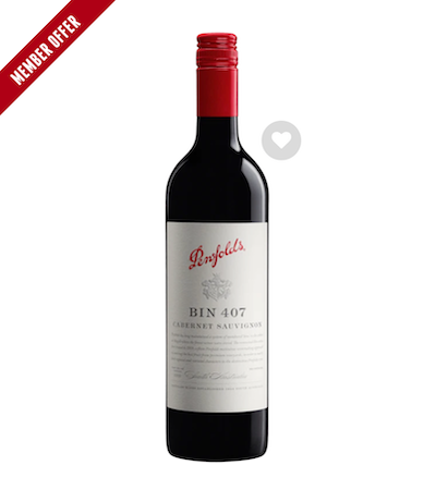 Penfolds 奔富 Bin 407 Cabernet Sauvignon 2014 红葡萄酒 750ml – 9折优惠！