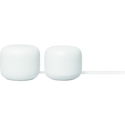谷歌 Google Nest Wifi 无线智能语音 分布式路由器 2件套（1个路由+1个WiFi点）- 75折优惠！