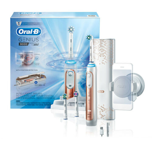 Oral-B 欧乐-B Genius 9000 智能电动牙刷 玫瑰金色版 – 额外9折优惠！