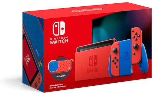 任天堂 Switch 游戏主机 马里奥红蓝配色款 – 7折优惠！！
