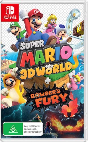 Switch 游戏：Super Mario 3D World + Bowser’s Fury 超级马力奥3D世界+狂怒世界 – 85折优惠！