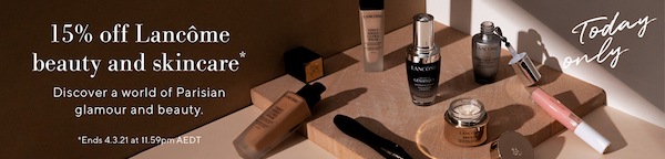 化妆品网站 Adore Beauty：兰蔻 Lancome 品牌化妆品 – 小黑瓶、面霜等 – 85折优惠！