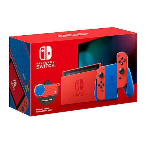 任天堂 Switch 游戏主机 马里奥红蓝配色款 – 85折优惠！