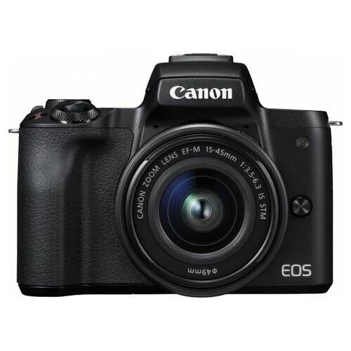 Canon 佳能 EOS M50 Mark II APS-C画幅无反相机（15-45mm）- 85折优惠！