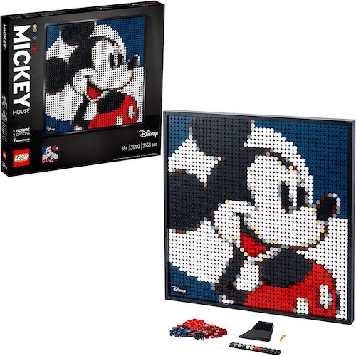 LEGO 乐高 Art 系列 Disney’s Mickey Mouse 31202 米奇米妮积木玩具 – 5折优惠！
