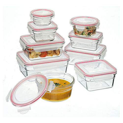 Glasslock 钢化玻璃保鲜盒 9件套 – 低至4折优惠！