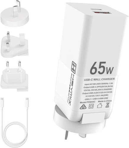HEYMIX GaN 氮化镓 两口快速充电头（USB-C + USB-A）- 5折优惠！