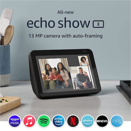 Amazon 亚马逊 Echo Show 8 智能音箱 2代 2021款 – 75折优惠！