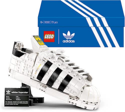 LEGO 乐高 10282 Adidas Originals Superstar 贝壳头鞋积木玩具  - 6折优惠！