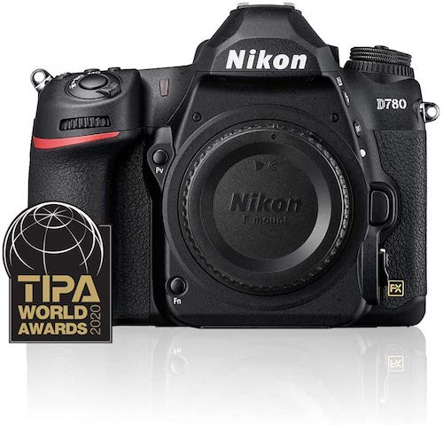 尼康 Nikon D780 专业级单反相机 全画幅套机 单机身 – 7折优惠！