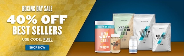运动营养品牌 My Protein 澳洲官网活动：基本全场所有商品  – 6折优惠！