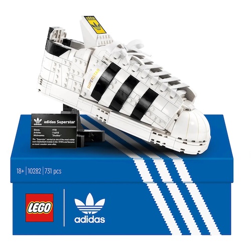 LEGO 乐高 10282 Adidas Originals Superstar 贝壳头鞋积木玩具 – 低至6折优惠！