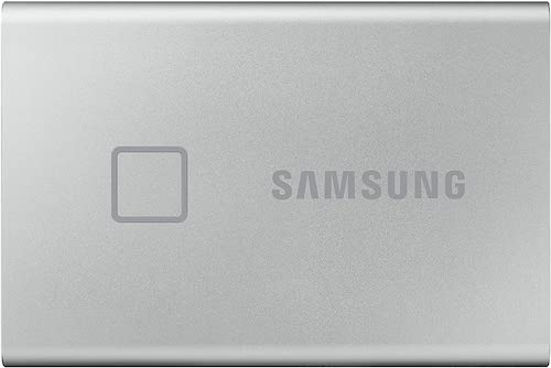 Samsung 三星 T7 Touch 移动固态硬盘 1TB 银色款 USB3.2 Type-C – 8折优惠！