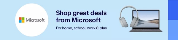 微软 Microsoft 官方 eBay 店：部分精选商品（Surface Book 3、Laptop 3等） – 低至5折优惠！