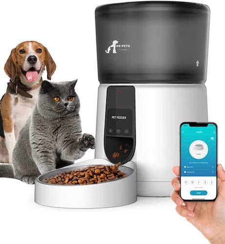 OZ PETS CHOSEN 宠物自动喂食器 4L大容量 APP控制 – 7折优惠！