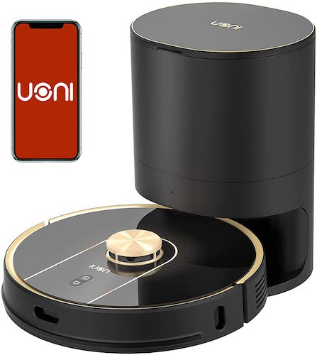 Uoni 由利 V980Plus 扫拖一体扫地机器人 带自动集尘盒 – 7折优惠！