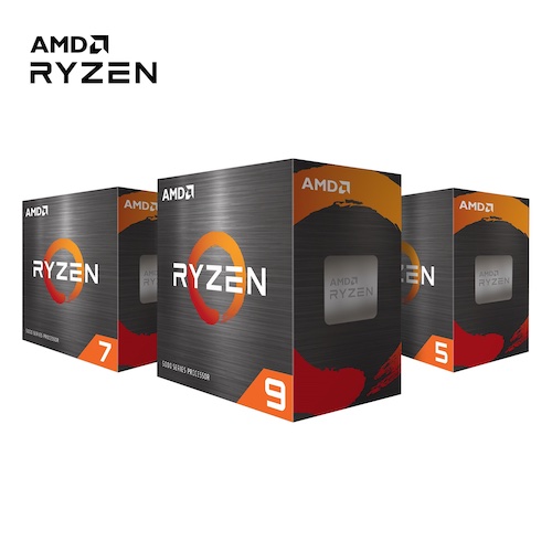 AMD 锐龙 Ryzen 5000 系列 5 7 9 CPU 处理器 – 8折优惠！