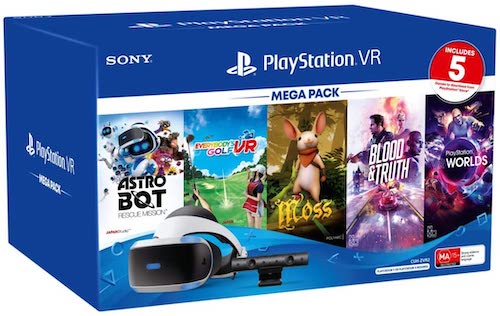 索尼 PlayStation VR Mega Pack 虚拟现实头盔 套装 – 85折优惠！