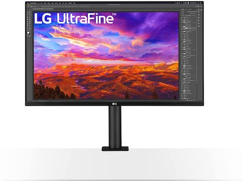 LG Ultrafine Ergo 32UN88A 31.5英寸 人体工学支架IPS显示器（4K UHD、HDR10、Type-C）- 7折优惠！
