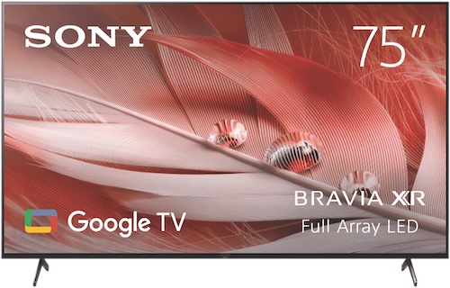 索尼 Sony XR75X90J 75英寸 4K HDR 智能液晶电视 BRAVIA XR Google TV – 8折优惠！