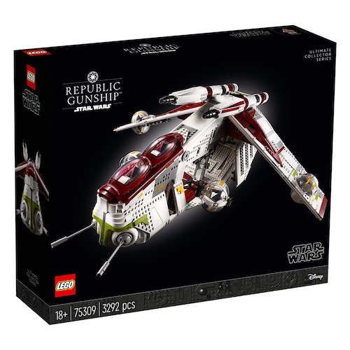 LEGO 乐高 Star Wars星球大战系列 75309 Republic Gunship 共和国武装直升机 – 8折优惠！