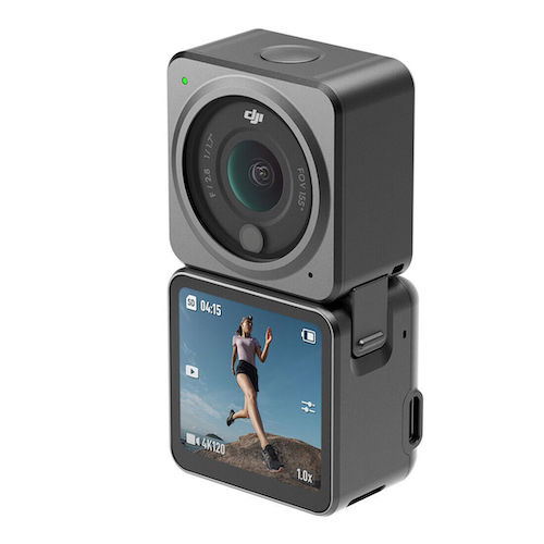 DJI 大疆 Action 2 灵眸运动相机 小型模块磁吸摄像机 Dual-Screen Camera Combo 双屏款 – 3折优惠！