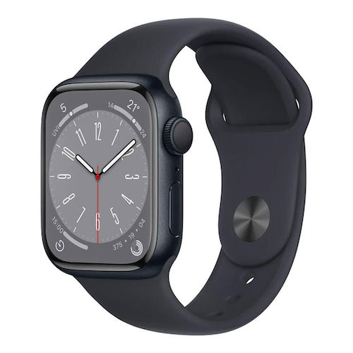 Apple 苹果 Watch Series 8 智能手表 45mm GPS款 午夜色运动表带 – 8折优惠！
