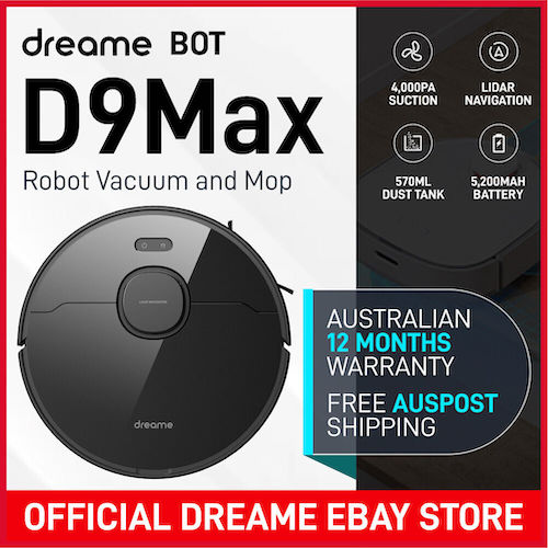 Dreame 追觅 Bot D9 Max 扫拖一体 扫地机器人 – 8折优惠！