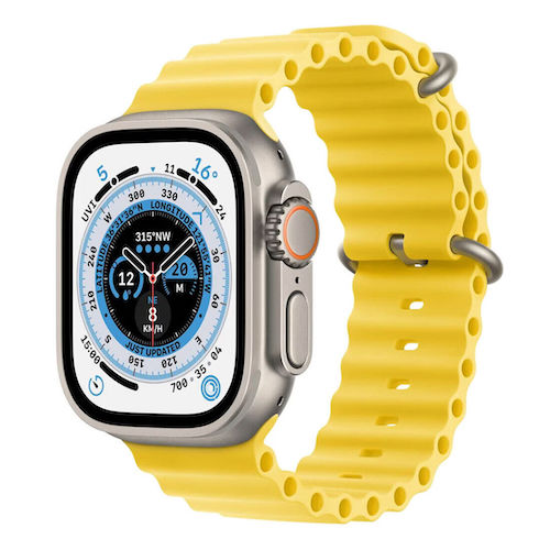 Apple 苹果 Watch Ultra 智能手表 49mm GPS + Cellular 钛金属表壳 – 9折优惠！